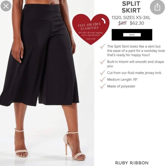 Ruby Ribbon Dresses & Skirts - NWOT Ruby Ribbon Split Skirt